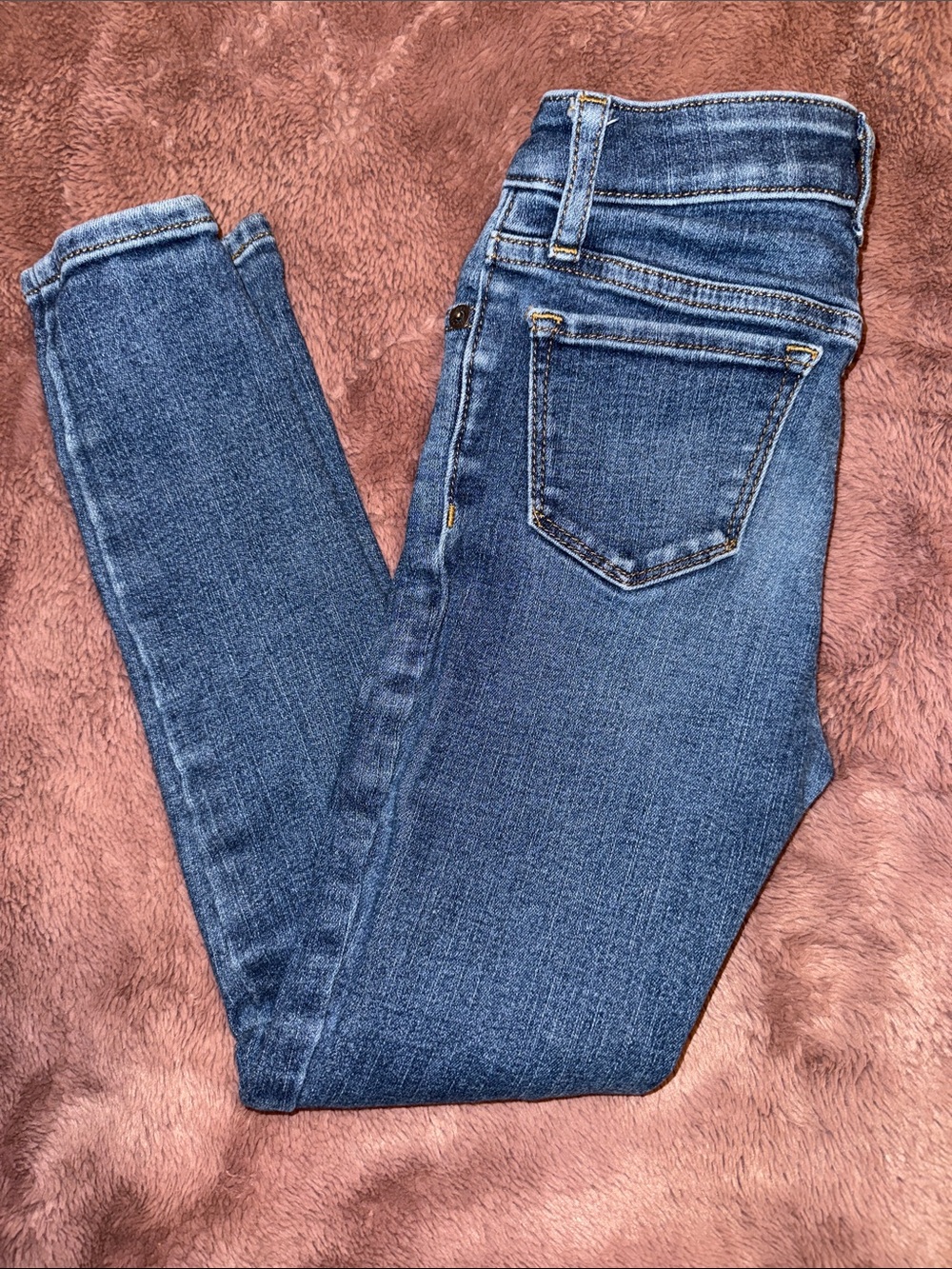 GAP Girls Slim Stretch Denim in Mid Blue